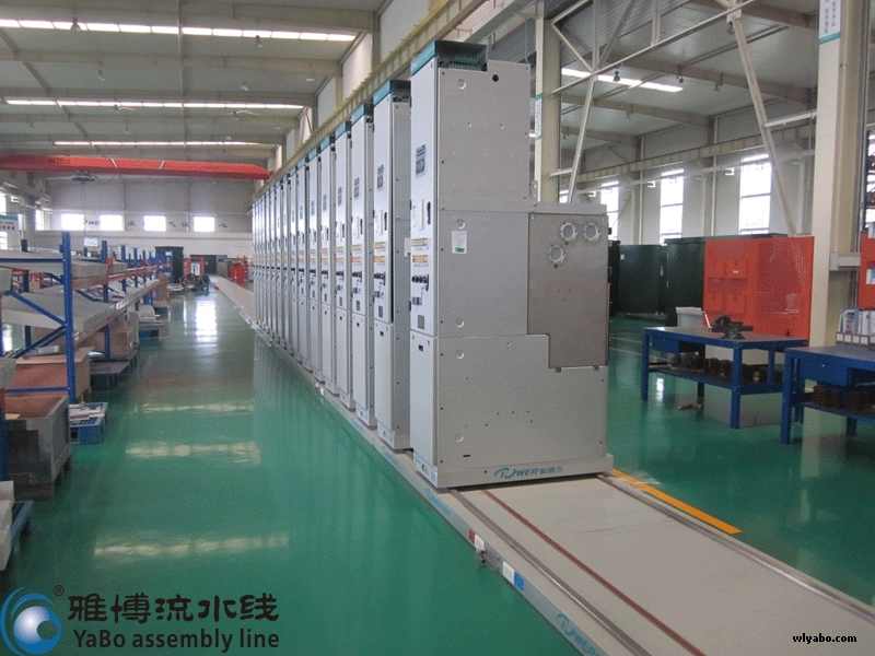 小车式手推环网柜生产线1
